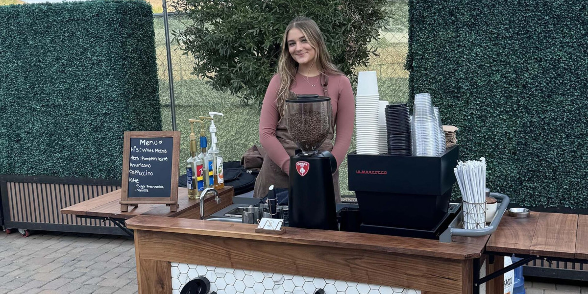 Why Your Wedding Dessert Table Needs an Espresso Cart Sidekick