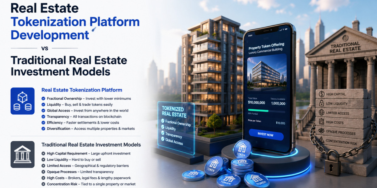 Real Estate Tokenization Platform Development vs Traditional Real Estate Investment Models